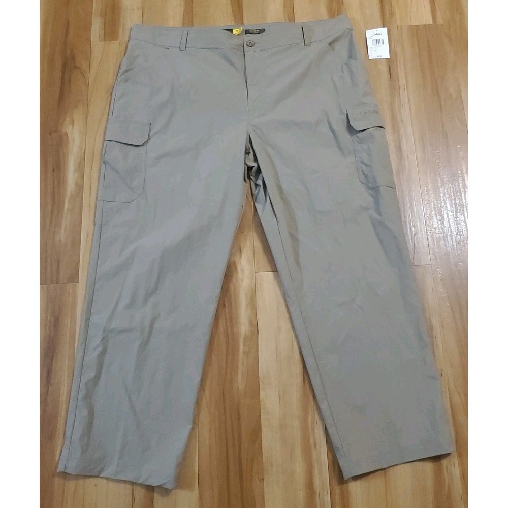 NEW Cabela's Cedar Crossing Nylon Stretch Pants Mens Size 42 X 30 Desert Color
